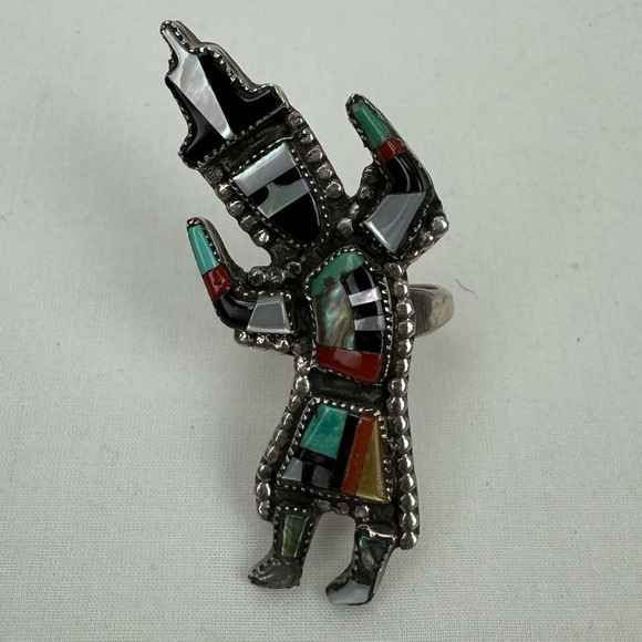 Vintage Silver Large Ring Indian Jewelry